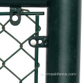 6ft kaplı zincir bağlantı çit üst raylı stand